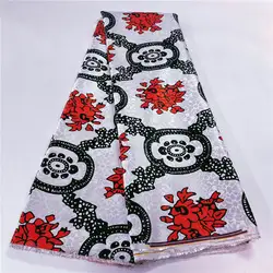 Free Delivery.5 Yards/Lot Fashion Design High Quality African Jacquard Embroidery Lace Fabric For Party Prom Dress Material.
