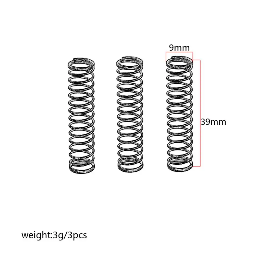 3 Pcs Long Spring for Trumpet Repairing Durable Brass Spring Lightweight Woodwind Instrument Parts High Grade Material