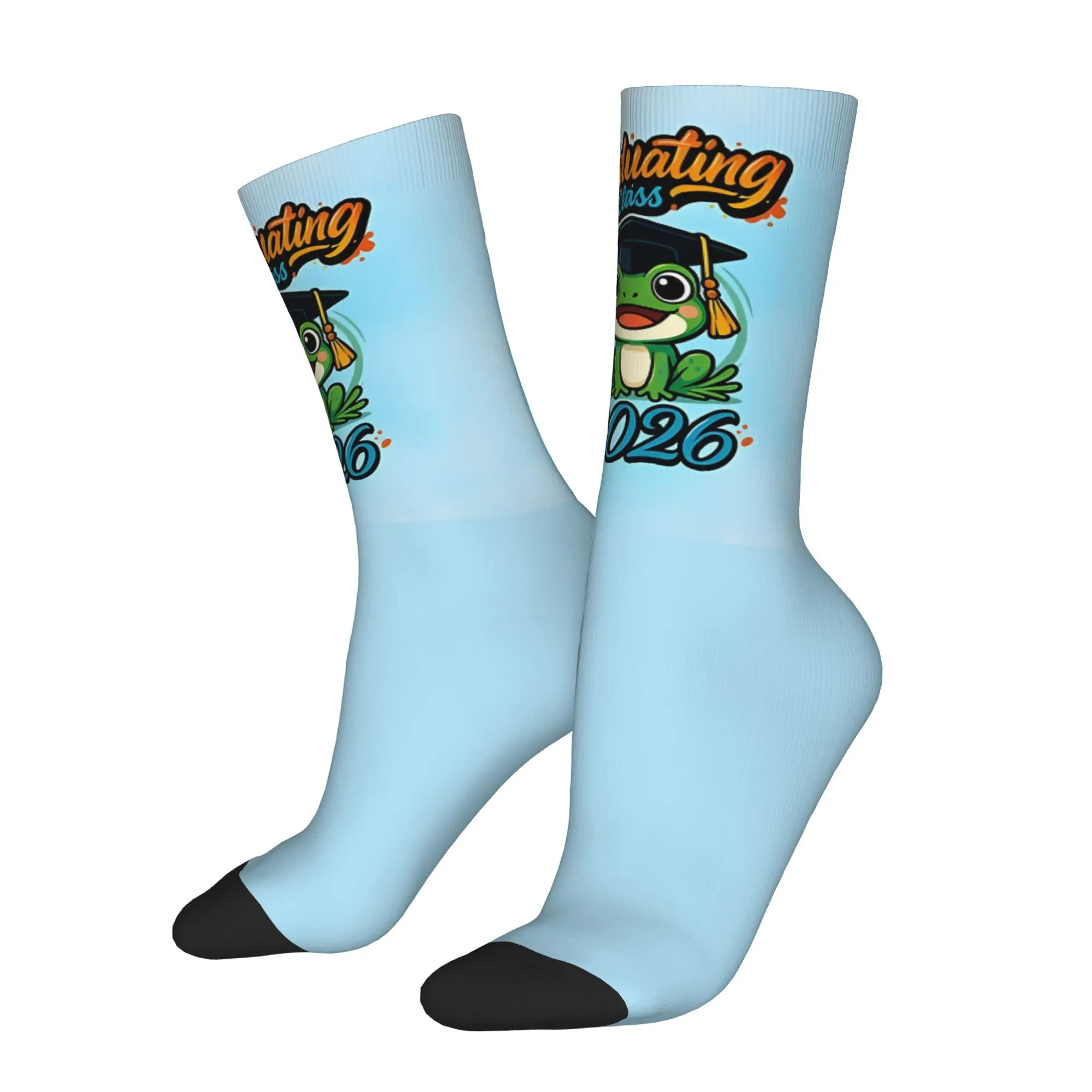 Funny Sock Graduation in 2026 The Tassel Was Worth The Hassle Class Of 2026  Printed Men Crew Socks Novelty Men's Socks