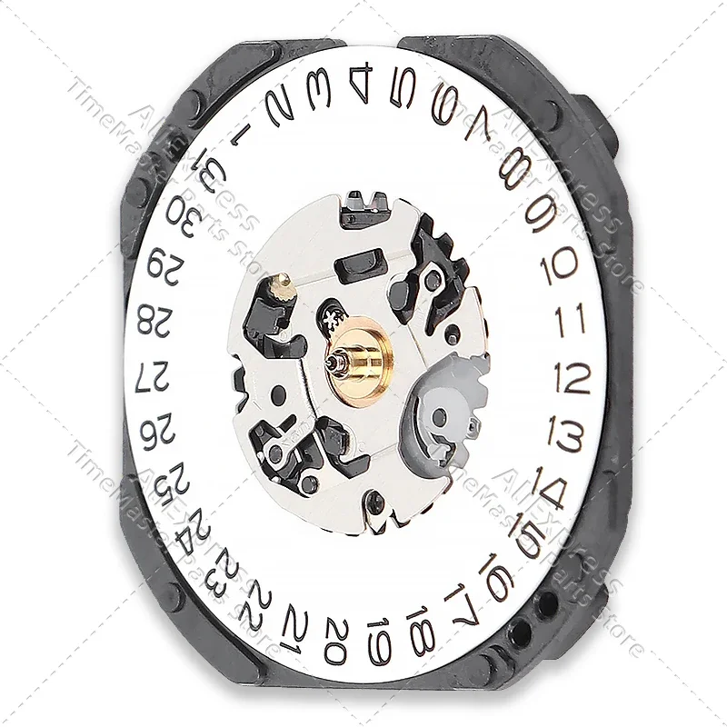 Epson vx32 movimento de quartzo 3 mãos único calendário data exibição durável acessórios relógio peças reparo substituição