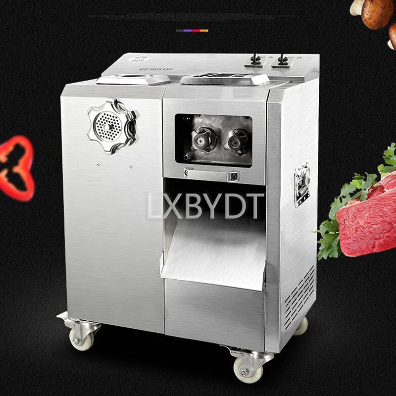 Electric Meat Grinder Large Capacity Commercial Heavy-duty Kitchen Meat Cutting Equipment