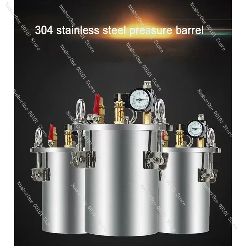 304 Stainless Steel Pressure Tank, Storage Bucket, Pressure Barrel, Dispensing Valve, Fluid Dispensing