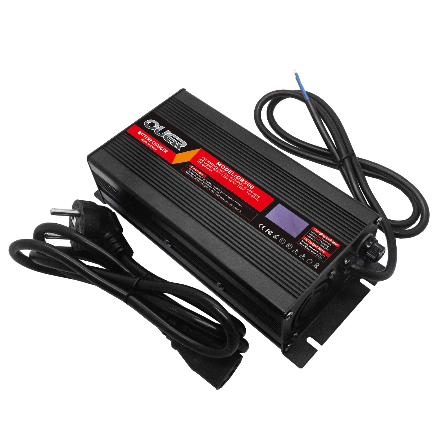 14.6V 20A LiFePO4 Smart Battery Charger Usd For 4S 12.8V 14.4V Fast Charging With Digital Display Input Voltage 100-240V
