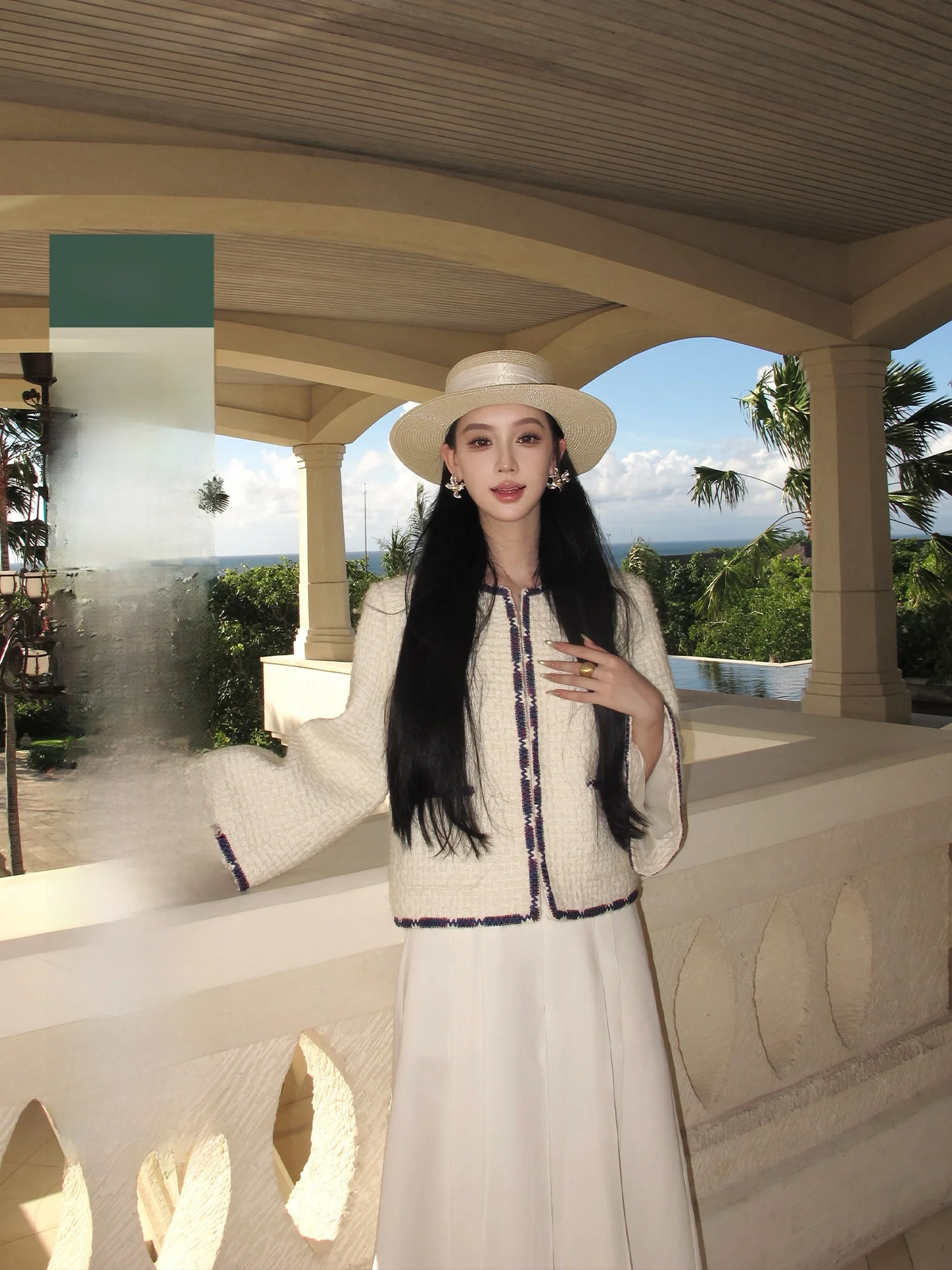 

Элегантный шерстяной укороченный жакет для женщин: красивая модная модель для ранней весны в стиле Miss Slin, стандартный крой, премиум-класс.