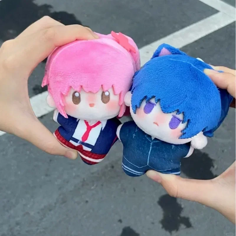 

10CM Anime Shugo Chara Cosplay Tsukiyomi Ikuto Hinamori Amu Sea Star Soft PlushDoll Adorable Pendant Key Chain Toys Gifts