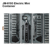 JM-8193 Precision Cordless Electric Screwdriver Set Magnetic Torx Bits Mobile Phone Glasses Electronic Repair Tools