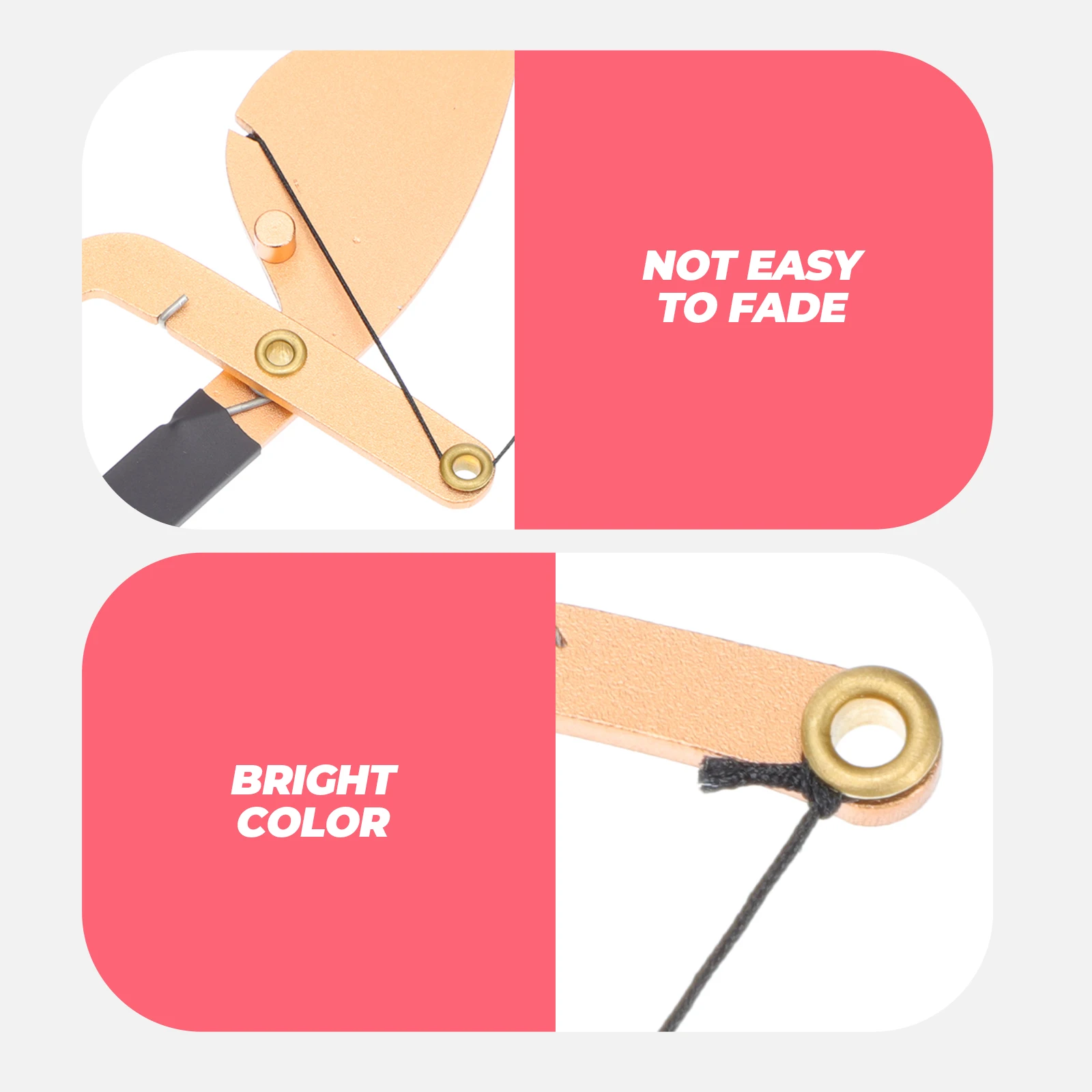 Règle d'arc à sourcils, outil de mesure en alliage pour cartographie symétrique des sourcils, règle de mise en forme des sourcils légère et Portable pour le tatouage, 1 ensemble