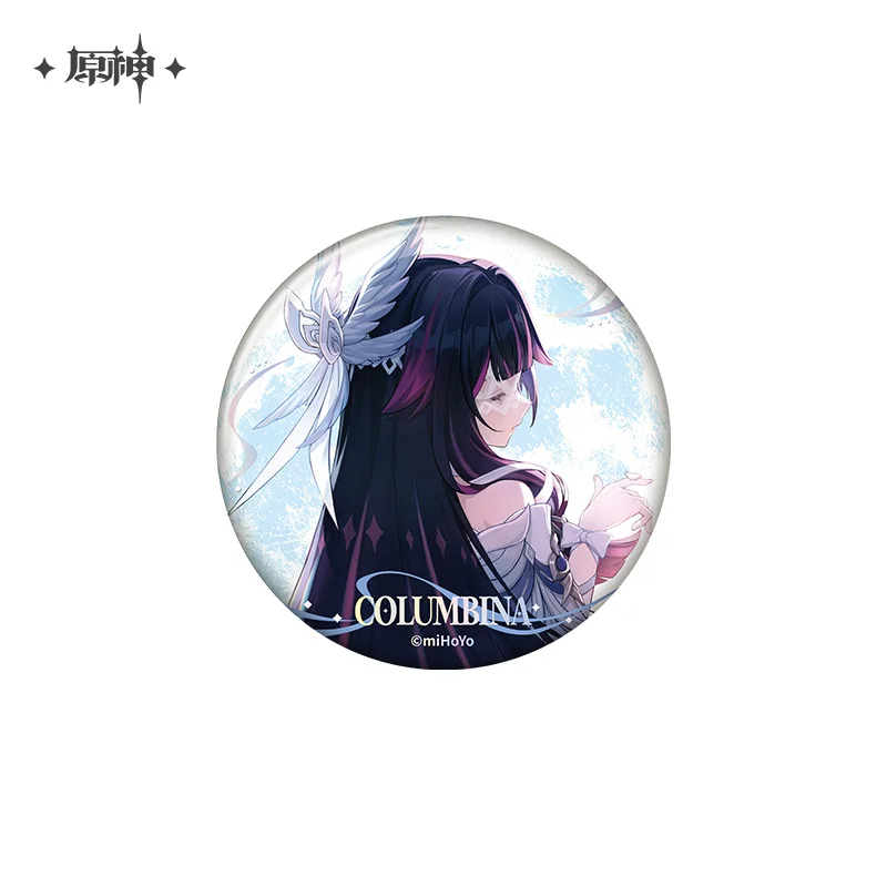 [Merch officiel] Pré-vente Genshin Impact Song of the Welkin Moon Alice Varka Nicole Reeyn Badges expédiés en décembre 2025 Pré-commande