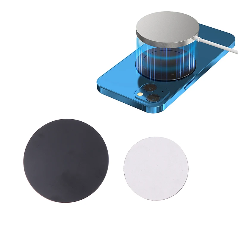 

Thin Metal Plate Disk For Magnetic Car Phone Holder Iron Sheet Sticker Disk For Magnet Tablet Desk Phone Car Stand Mount Round