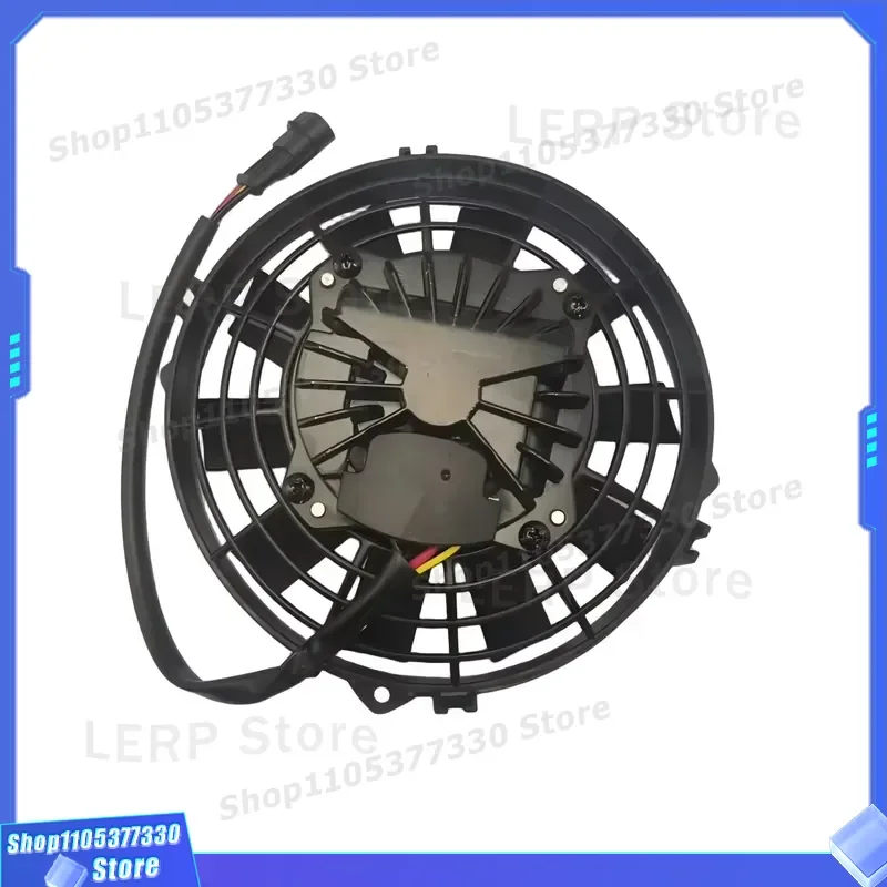12V 24V 8 Inch Brushless Radiator Cooling Fan IP67 Waterproof Automotive Electric Motor for Car Truck Engine Heat Dissipation