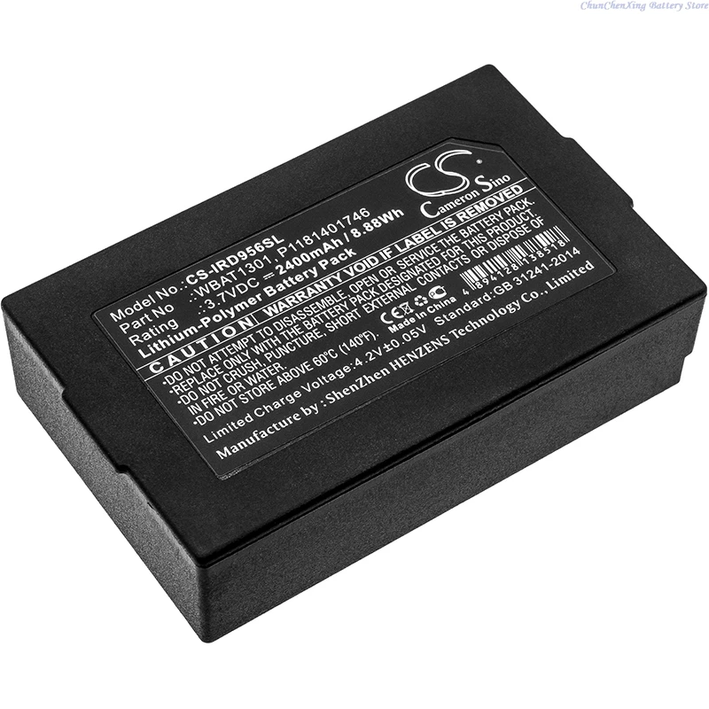 

3.7V 2400mAh Satellite Phone Battery WBAT1301, P1181401746 for Iridium Go, 9560, CS-IRD956SL