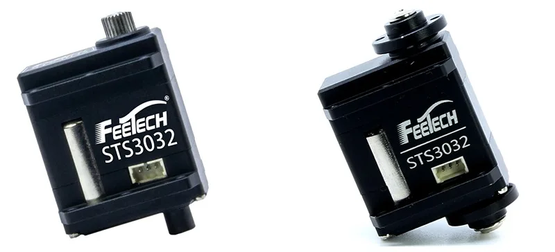 6V 4.5kg TTL 더블 샤프트 마이크로 서보 0-360도 실시간 피드백 보호 업그레이드 STS3032 DIY 로봇 개 프로그램용