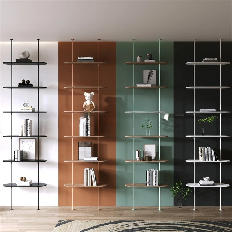 Factory Direct 2026 Indomitable modern wrought iron office display stand against the wall, floor-to-ceiling entrance, partition