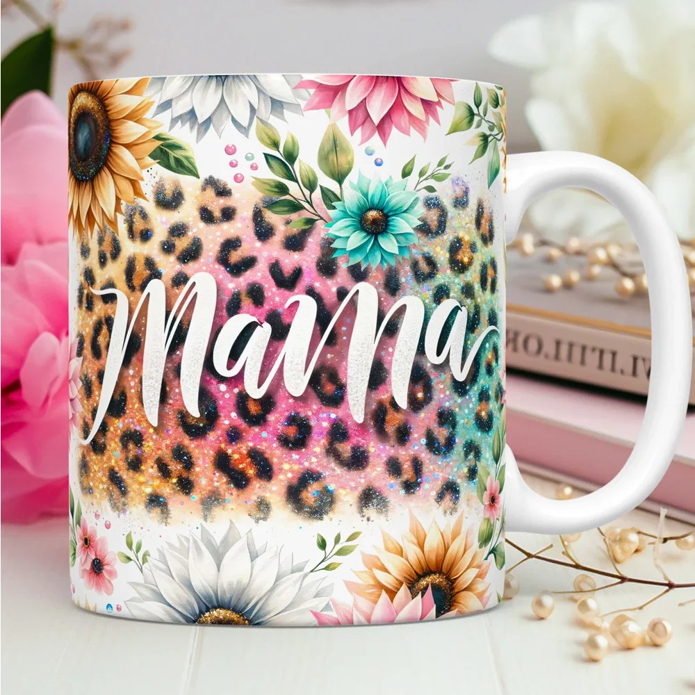Creatief cadeau voor Moederdag: een keramische mok, een familie-koffiemok en een ontbijtmok, perfect als verjaardagscadeau voor mijn moeder.
