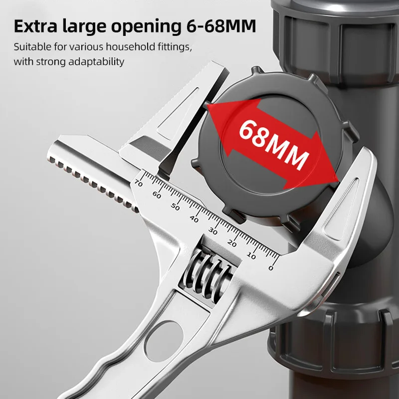 العالمي الحمام وجع انبوب ماء أداة التثبيت بالوعة وجع الحمام العالمي قابل للتعديل افتتاح كبير انبوب ماء وجع #4