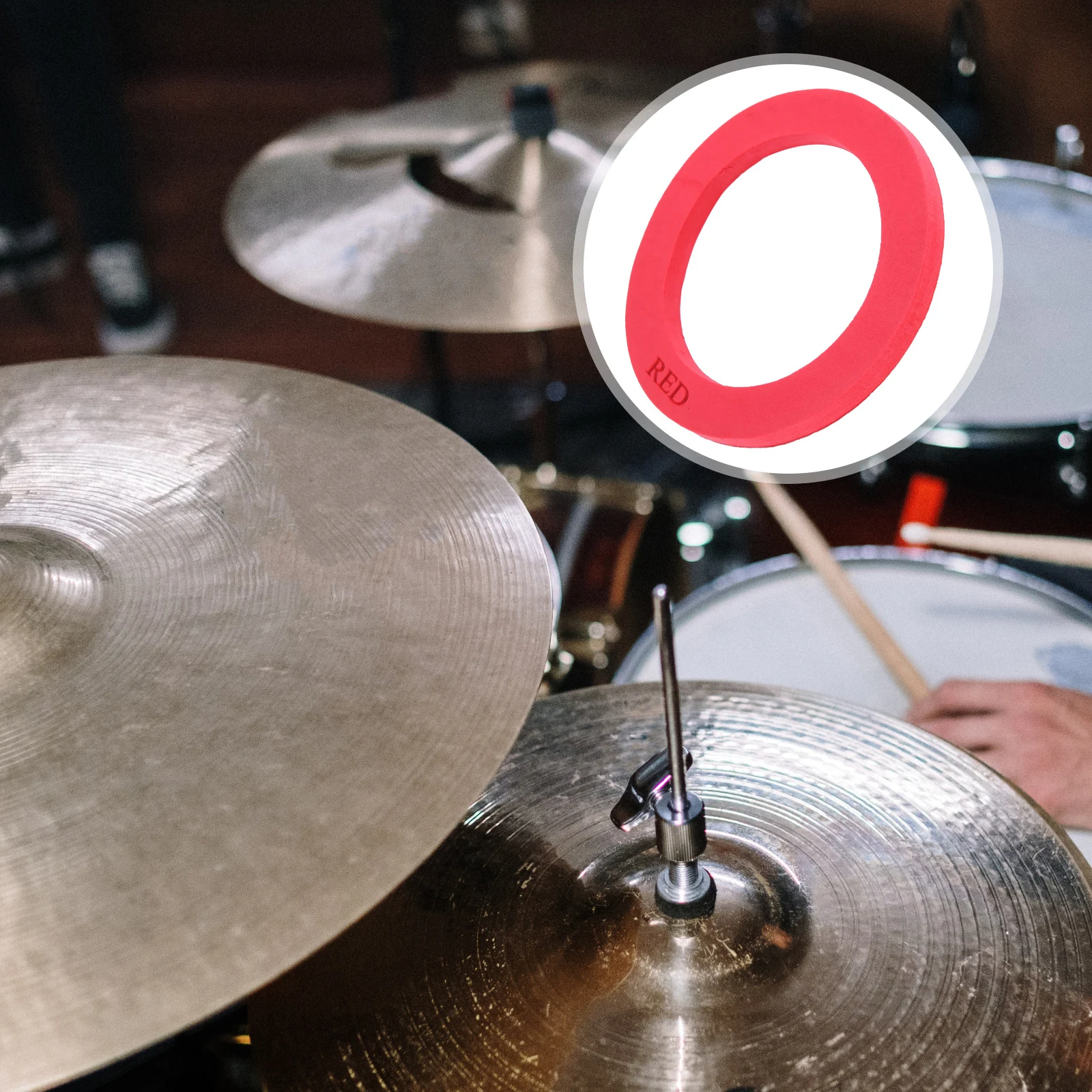 

Bass Drum Enhancer Foam Pad Self-Adhesive Durable Drum Kit Amplifier Professional Percussion Instrument Part Bass Amplifier