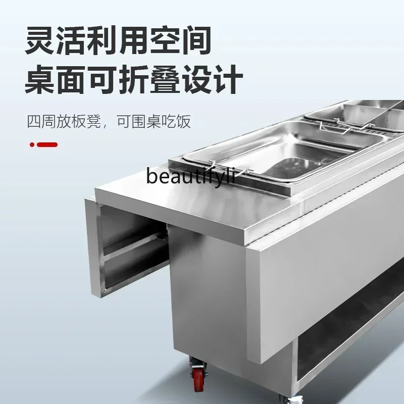 cn8617 ss Mobile stall car, string incense Malatang multi-functional food car, night market stall car