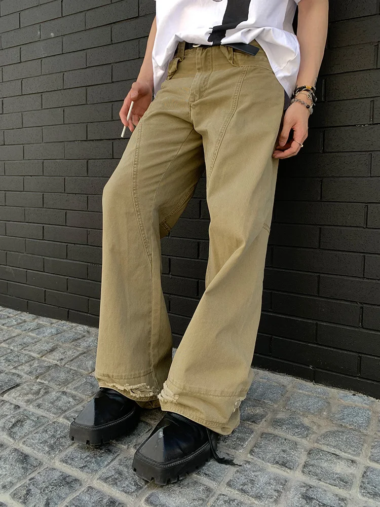 

Neypo американские прямые джинсы с завышенной талией в стиле ретро, универсальные длинные брюки для пар, повседневные свободные брюки, молодежная энергия