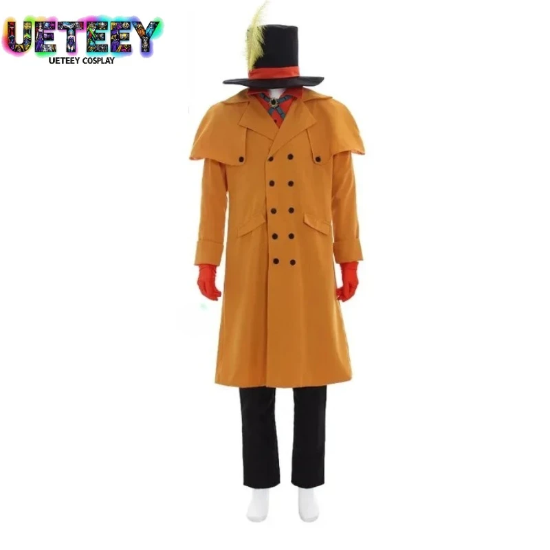 UETEEY COS Anime My Hero Academia Mr.Compress Atsuhiro Sako disfraz Cosplay hombres mujeres disfraz de Halloween de talla grande 3XL