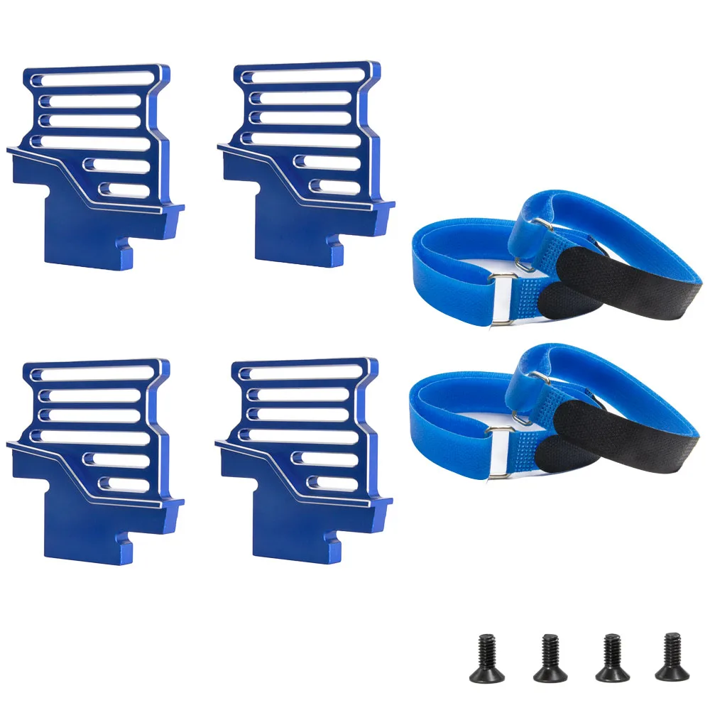 Aluminum alloy Tall Battery Hold-Downs Battery Holder for TRA 1/6 XRT 8S Battery Holder Mount