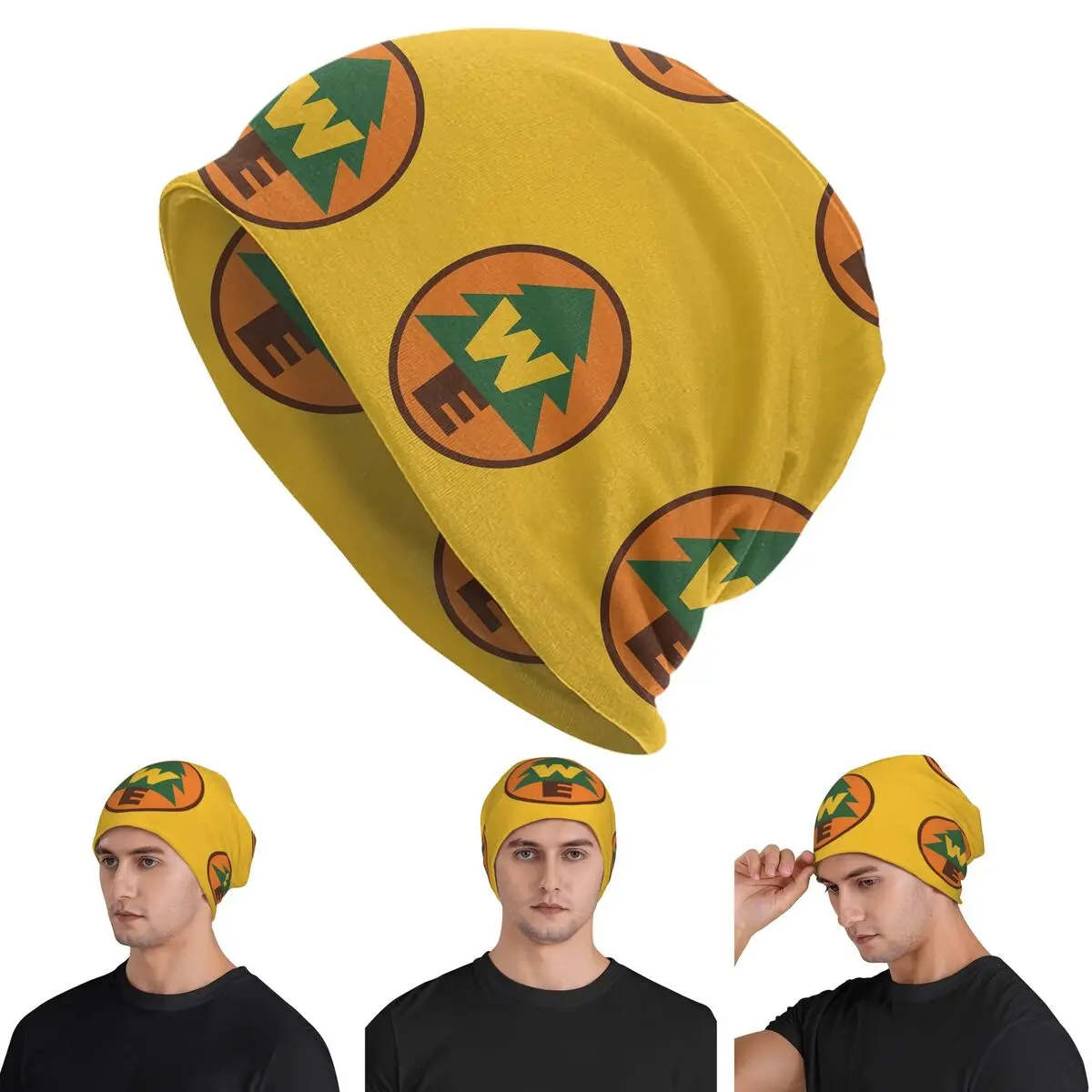 Wilderness Explorer Logo Warm Knitted Cap Fashion Bonnet Hat Autumn Winter Outdoor Beanies Hats for Unisex Adult