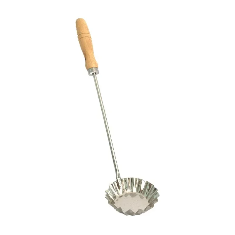 Stainless steel fried egg tarts mould Baba mould oil Dunzi Silk Radish Cake Fried Fruit Oil Fragrant Baba Filling Tool Spoon