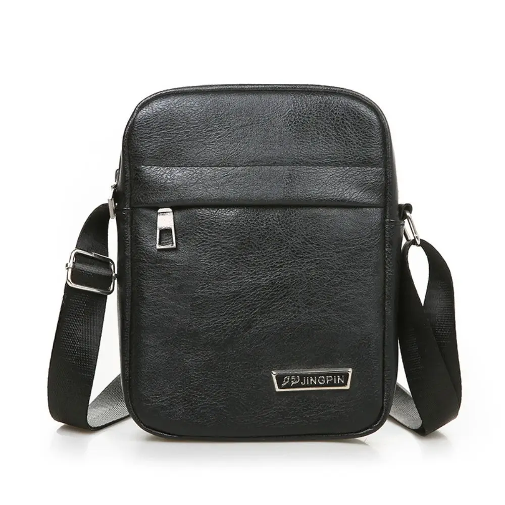

Мужская сумка через плечо из искусственной кожи, водонепроницаемая сумка для телефона, сумка через плечо, повседневная сумка, большая вместительная деловая мужская сумка-мессенджер