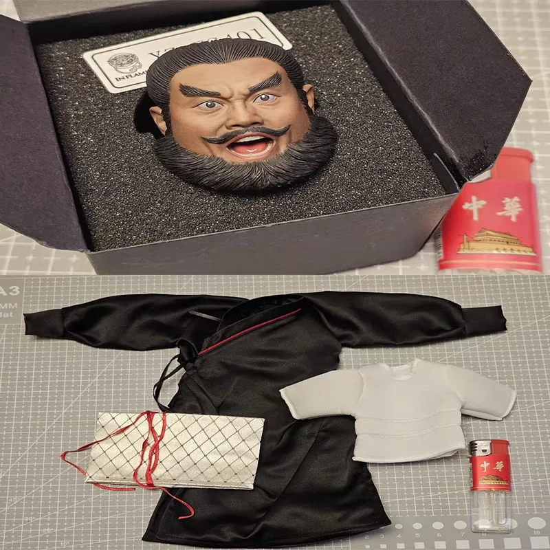 

Snail Inflames Toys 1/6 Ancient Soldiers Three Kingdoms Zhang Fei Head Carving Clothing Model Fit 12'' Action Figure In Stock