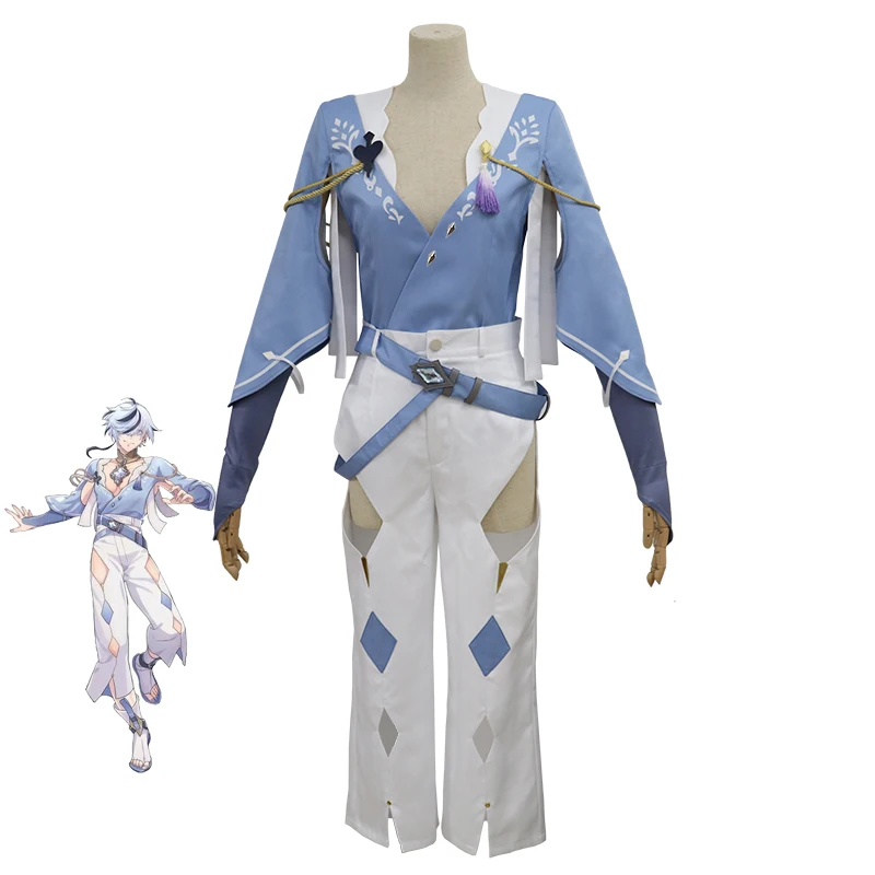 COS-KiKi Nu: Carnival SR Blade Game Suit Cosplay Costume Handsome Cool Uniform Halloween Party Outfit Unisex Custom-made