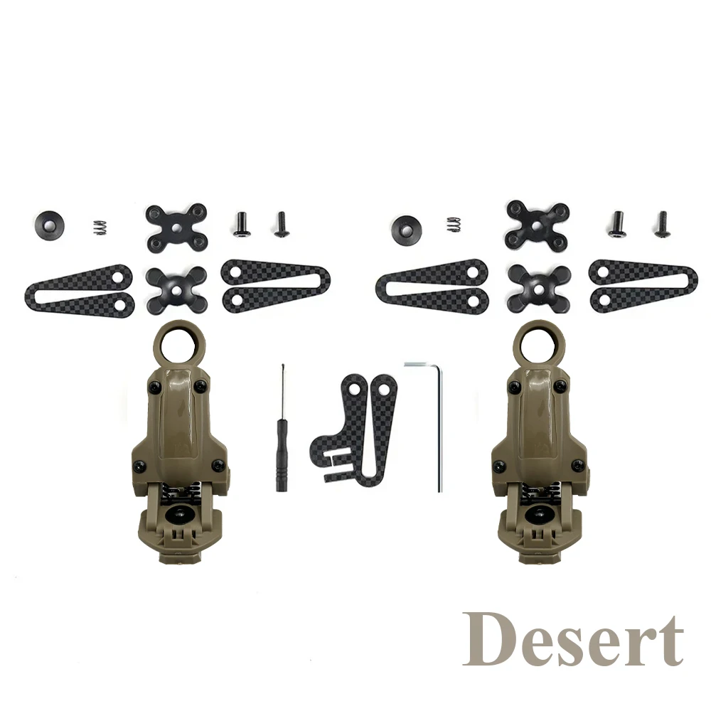 Taktisches Kopfhörer-Adapter-Set, passend für Comtac2/3 Schießen, Gehörschutz, Ohrenschützer, spezielles Tegris-Material