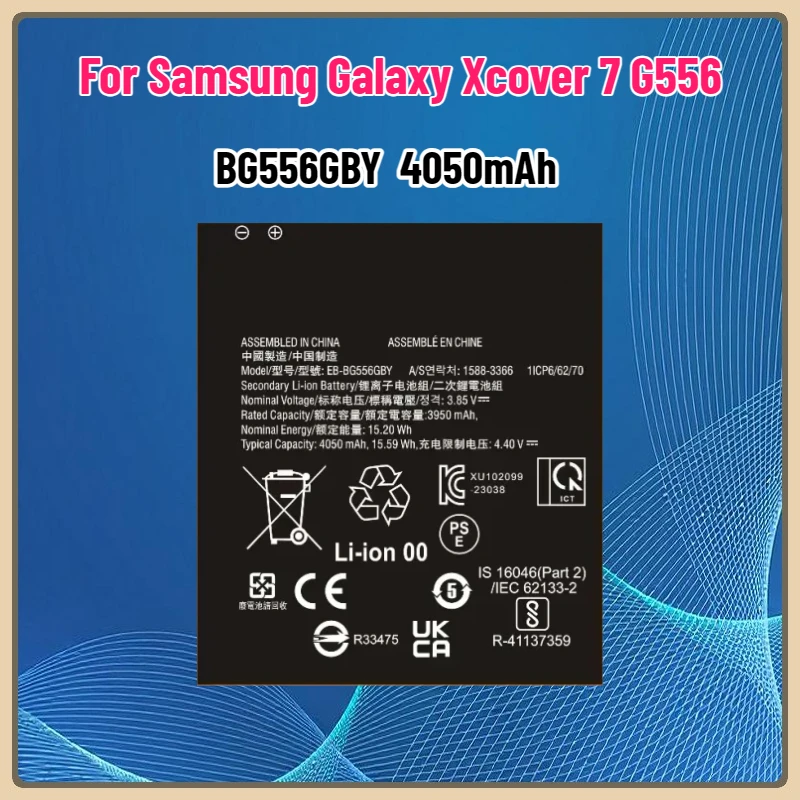 

4050mAh EB-BG556GBY Battery For Samsung Galaxy XCover 7 Mobile Phone Battery