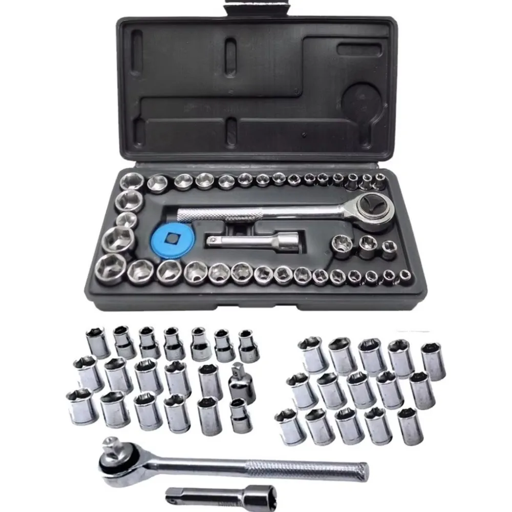 

New 40 Pcs Car Repair Tool Tool Repair Machine Repair Multifunctional Telecommunication Tool Set