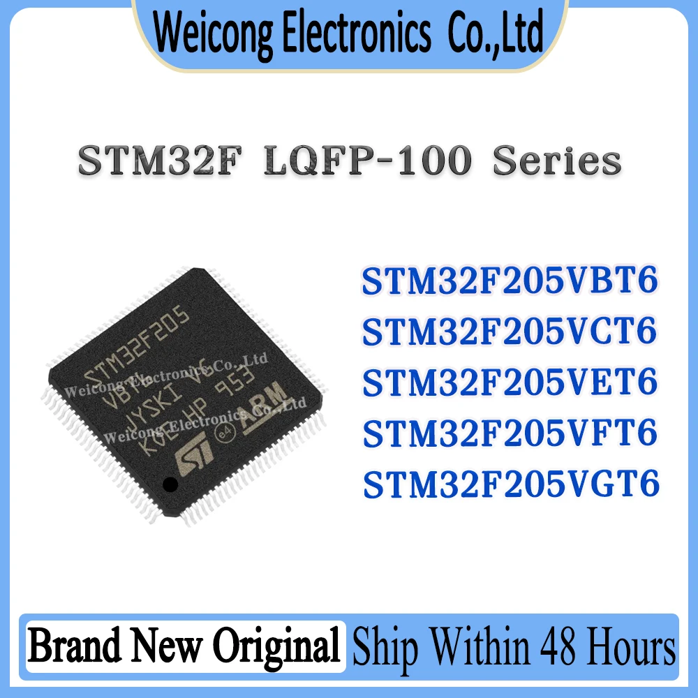 STM32F205 STM32F205VBT6 STM32F205VCT6 STM32F205VET6 STM32F205VFT6 STM32F205VGT6 STM32F STM32 STM IC MCU Chip LQFP-100