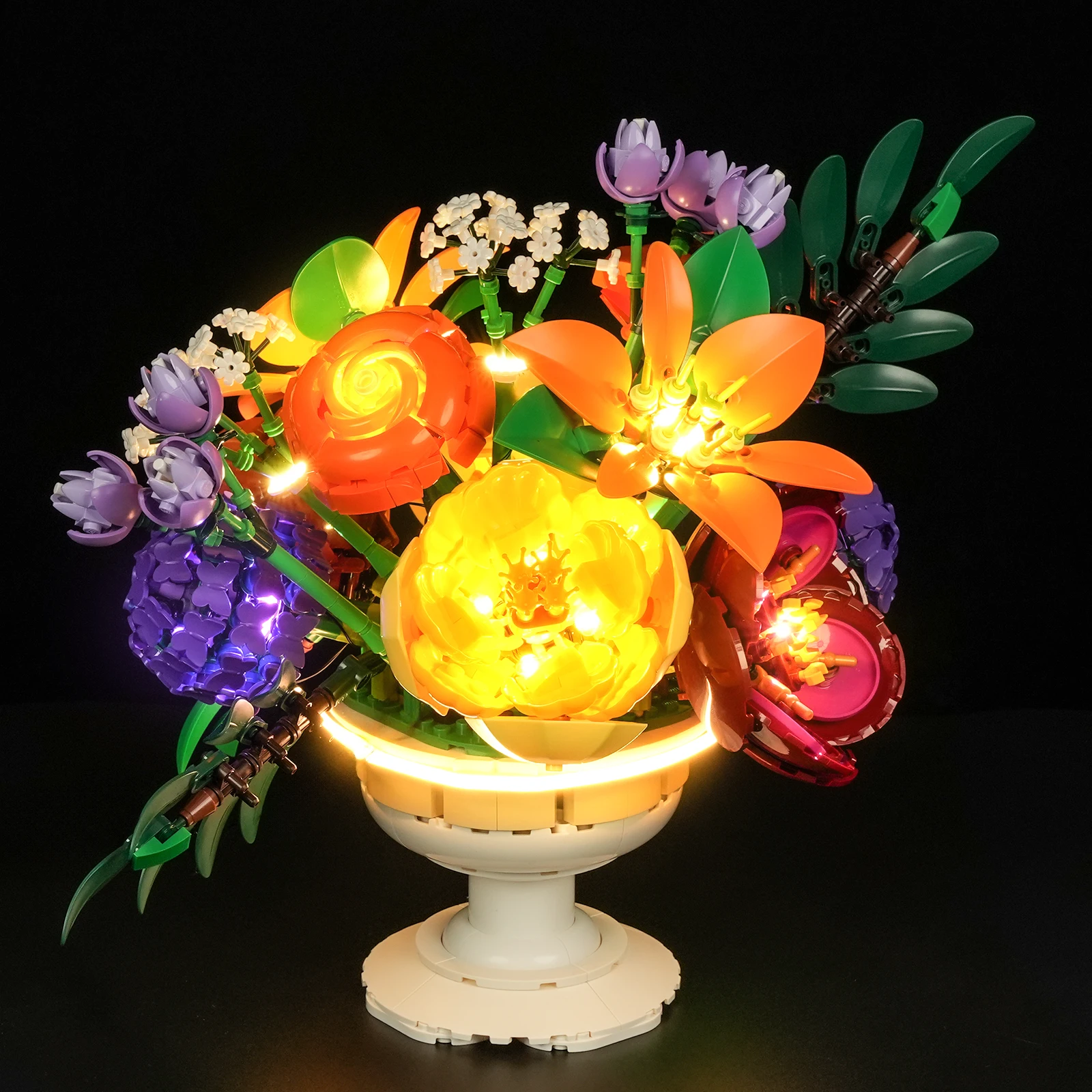 HPROSPER 5V LED Light (No Model) For LEGO 10345 Flower Arrangement Decorative lights With Battery box