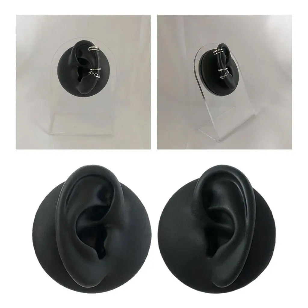 

Soft Silicone Ear Model Simulation Imitation Earrings Jewelry Display Tool