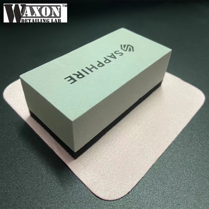 Waxon Logo 10X10 CM Ceramic Coating Clothes Glasses Screens Pad Clean Cloth Suede Microfiber Towels