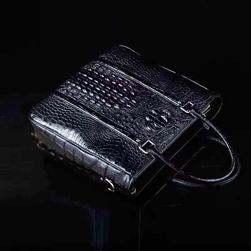 ourui  new  men crocodile bag business  Men briefcase men handbag