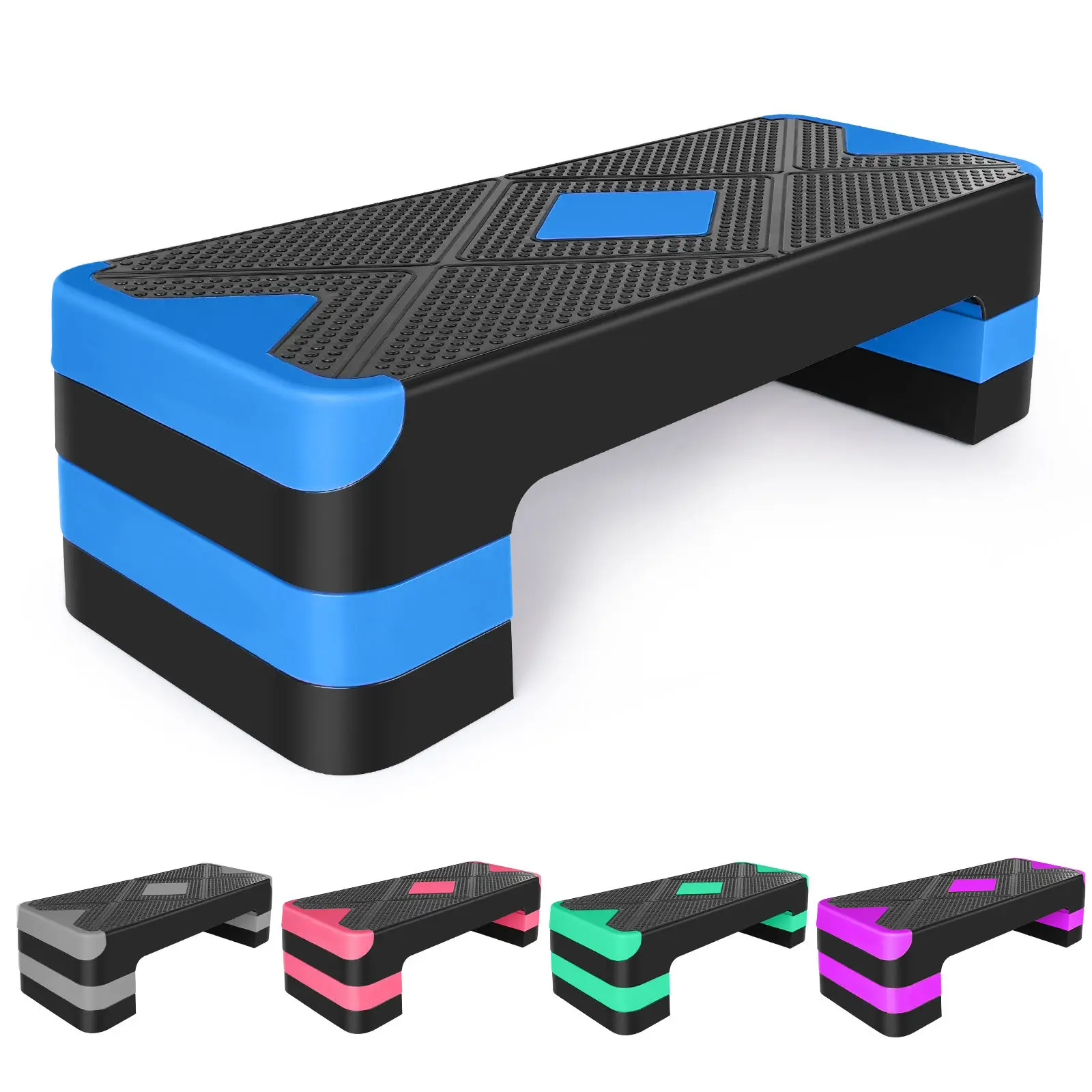 

Fitness Equipment Steppers 3 Levels Sport Adjustable Exercise Equipment Step Platform for Sports & Fitness