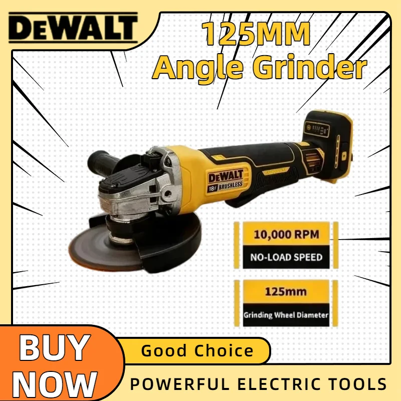 meuleuse-d'angle-sans-fil-dewalt-dcg406-125mm-sans-balais-9000-tr-min-machine-de-decoupe-et-de-polissage-fonctionne-avec-des-batteries-20v