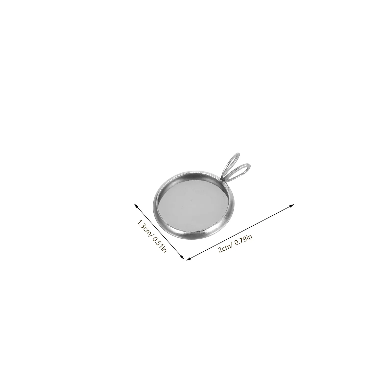 10Pcs 12Mm Round Pendant Trays Copper Plated DIY Jewelry Making Kits for Photo Resin Custom Personalized Gifts view 2