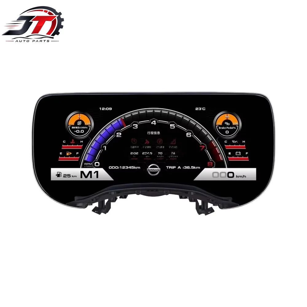 JT WEIJUNPRO 12.3 Inch Car Speedometer Digital Dashboard Instrument Cluster For Nissan For 350Z For Fairlady For Z For Z33 2003-