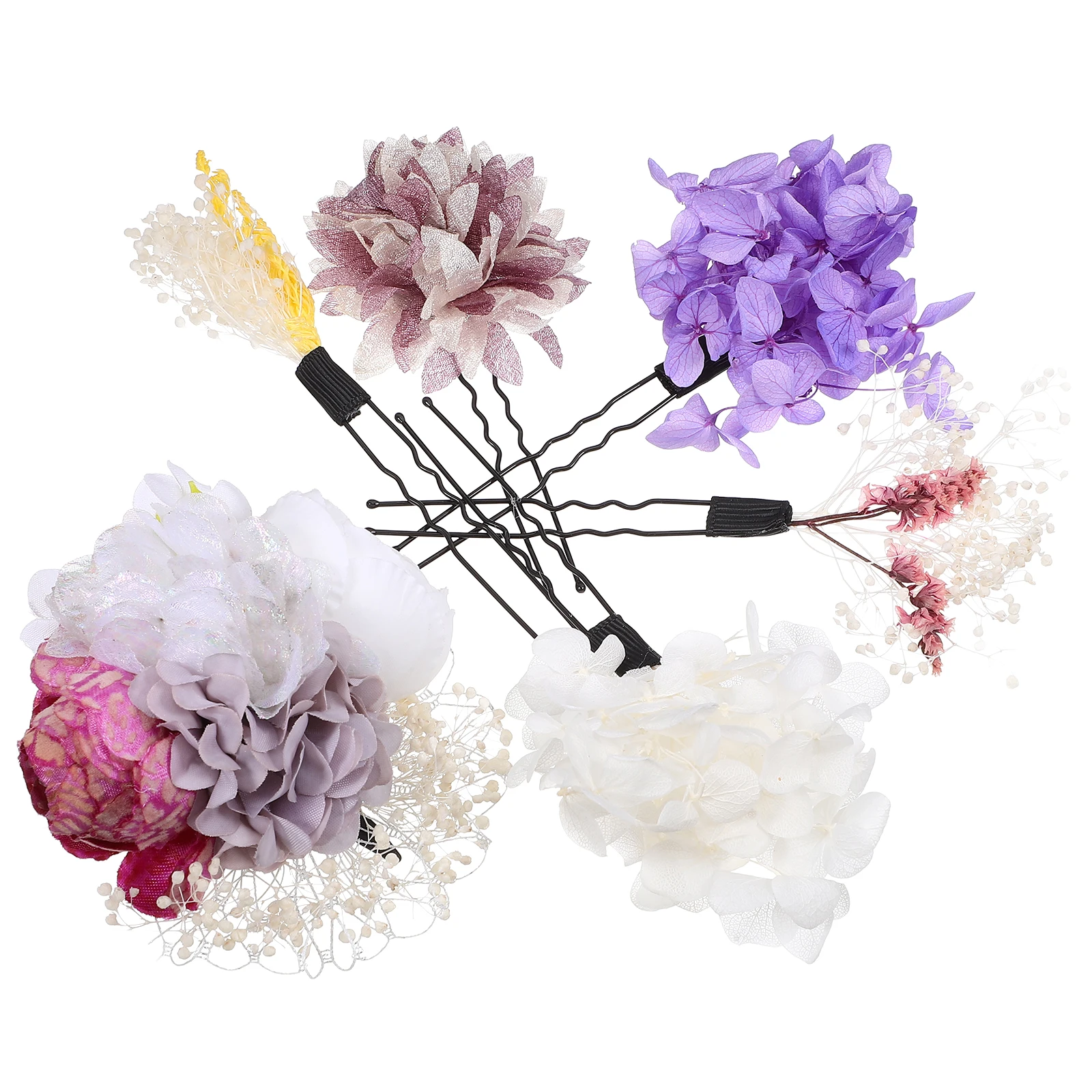

Kimono Headgear U shaped Hair Stick Lolita Hairb Cosplay Headwear Party Accessories Wedding Festival Photo Shoot Headdress