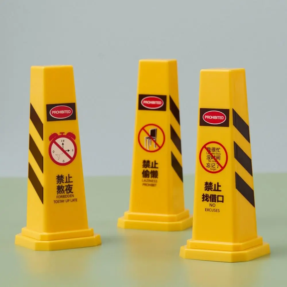 Warning Bucket Toy Pen Holder isolation Pier Reflective Cone Road Barrier Storage Box