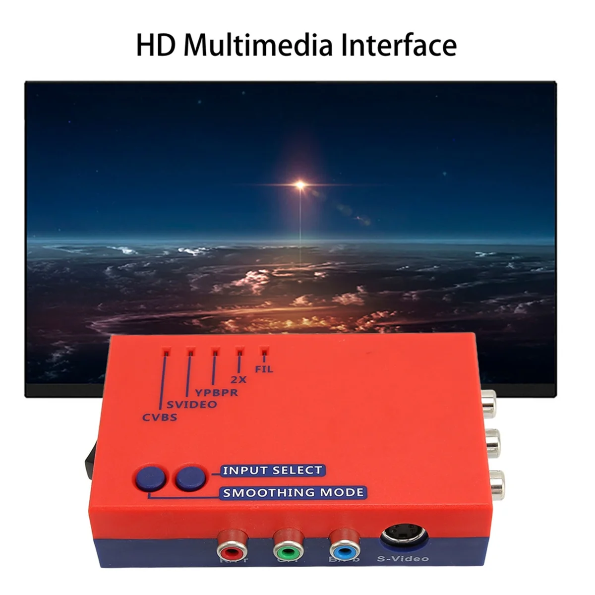 Конвертер мультимедийного интерфейса SCLS HD Мультимедийный интерфейс A V в HD для игровых консолей RetroScaler2x Converter для N64 B