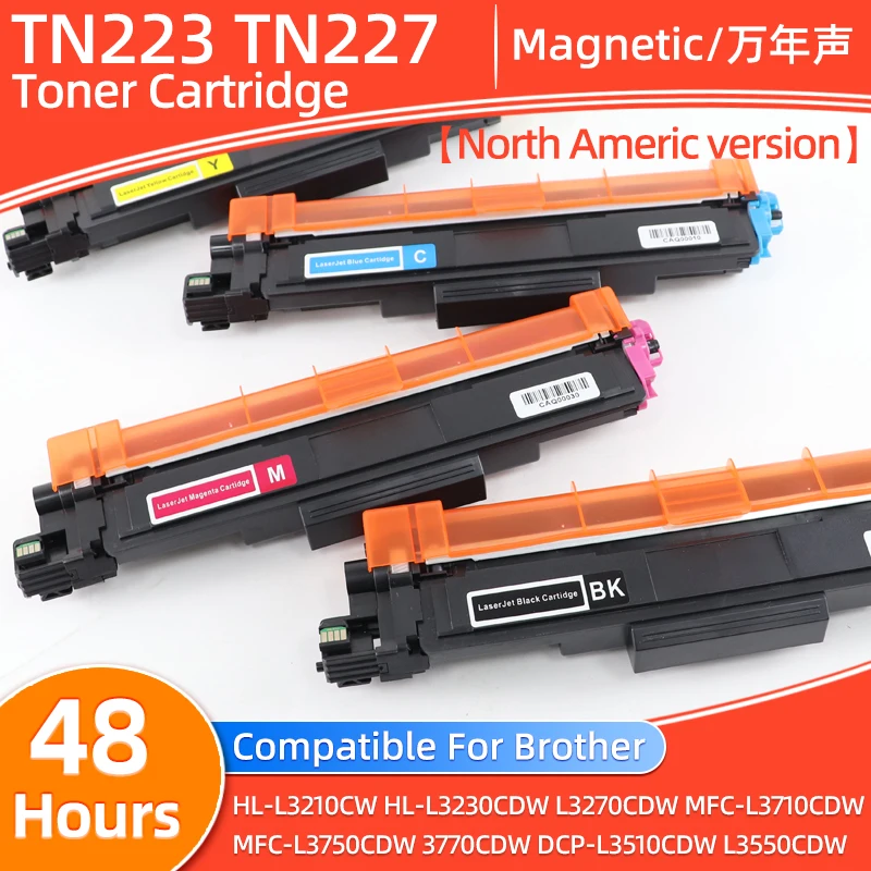 North America TN223 TN227 Toner cartridge Compatible for Brother HL-L3210CW L3230CDW L3270 L3290CDW MFC-L3710CW L3750CDW 3770CDW