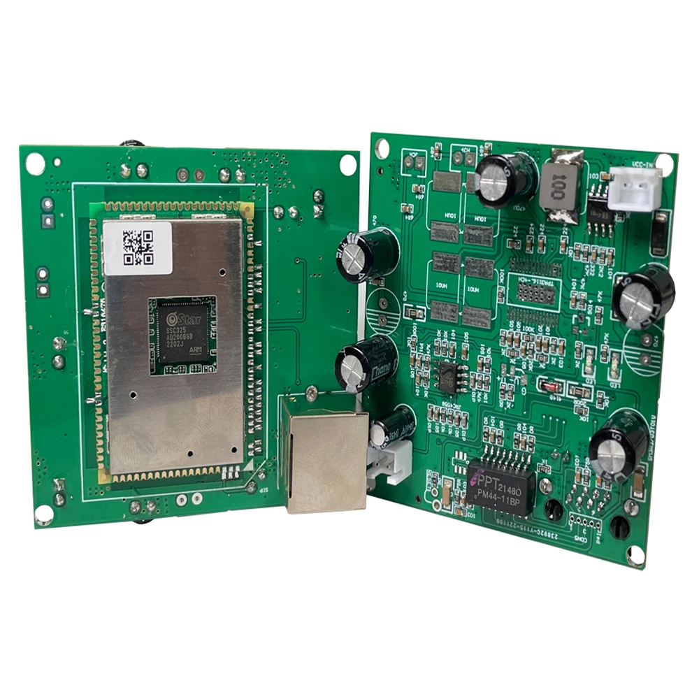 Módulo de sistema de intercomunicación de audio IP/SIP/4G/WIFI, placa PCB con amplificador de potencia 2*30W, compatible con función de juego de escucha de intercomunicador