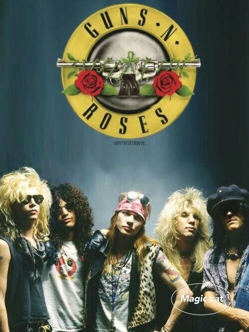 Guns Roses 5D Diamond Embroidery Rock Band Axl Rose Mosaic
