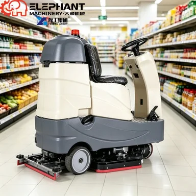 Automatic Autonomous Ride-on Driving Electric Industrial Scrubber Sweeper