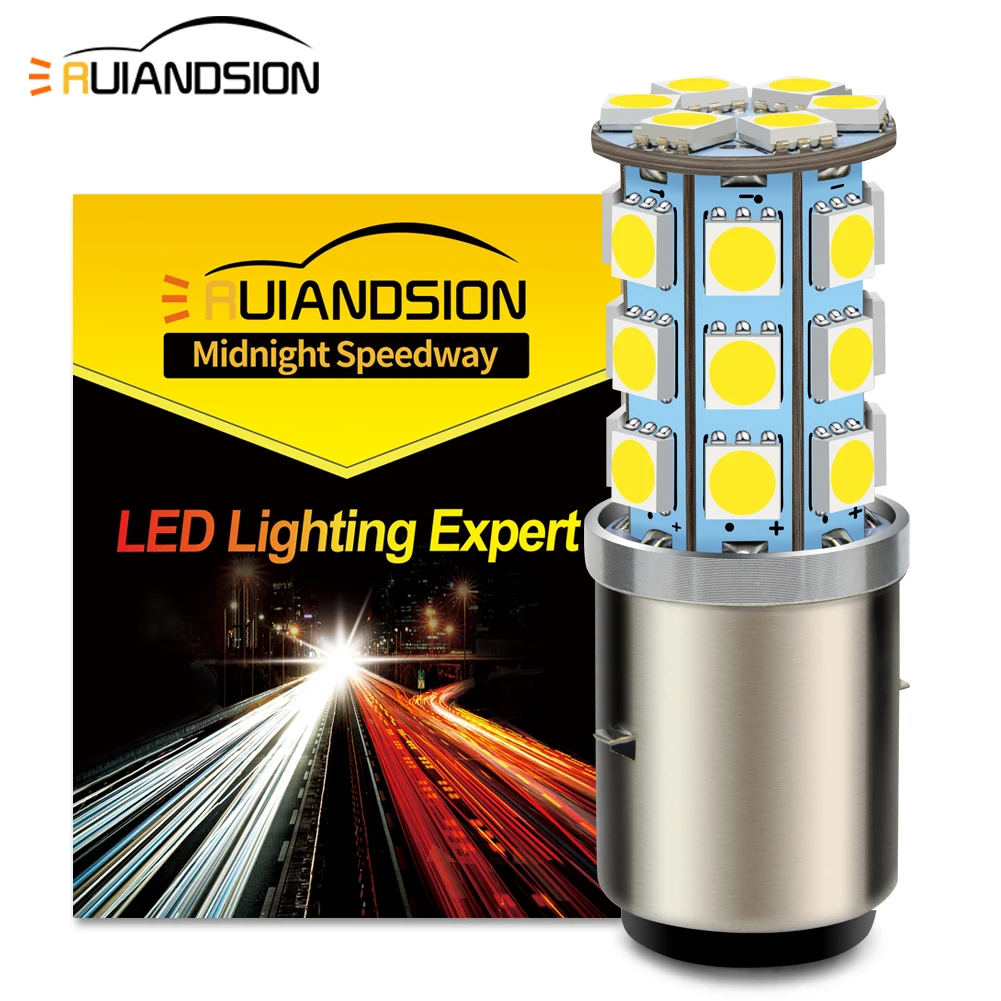 Ba20d h6 bixenon oi/lo motocicleta farol lâmpada luz de nevoeiro dc6v 12v drl 27smd 5050 led ciclomotor para atv motor bicicleta branco 1 pçs