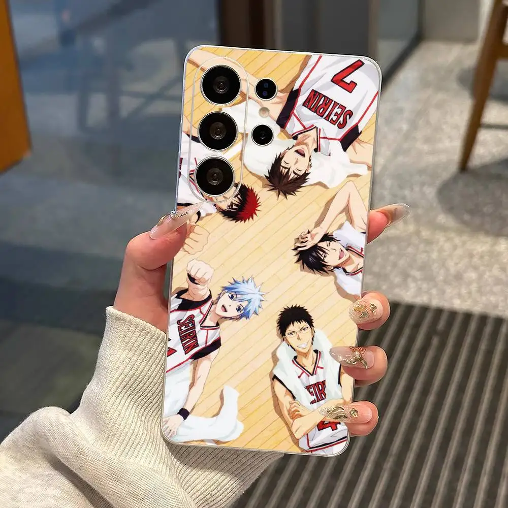 Kurokos Basketball Phone Case For Samsung S25,S24,S21,S22,S23,S30,Ultra,S20,Plus,Fe,Note,10,9,5G Transparent
